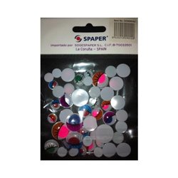 OJOS MOVILES SPAPER COLORES REDONDOS PESTAÑAS 30 UDS COD DO6065M
